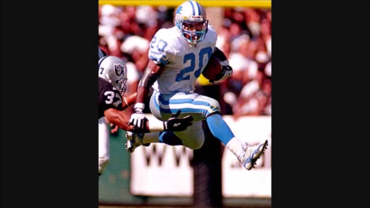 Gridiron Heroes (Detroit Lions fight song) Barry Sanders YouTube