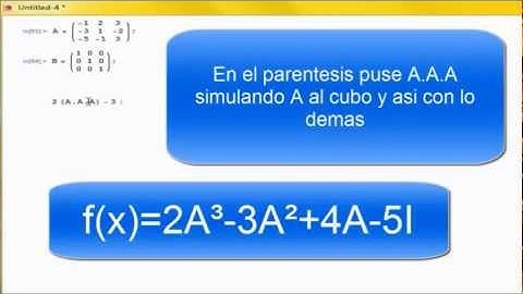 Tutorial básico de matrices en mathematica 8