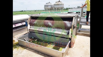 MÁY TÁCH RÁC TRỐNG QUAY TẠI HTXLNT KHU CÔNG NGHIỆP - CÔNG TY MÔI TRƯỜNG NGUYÊN KHANG