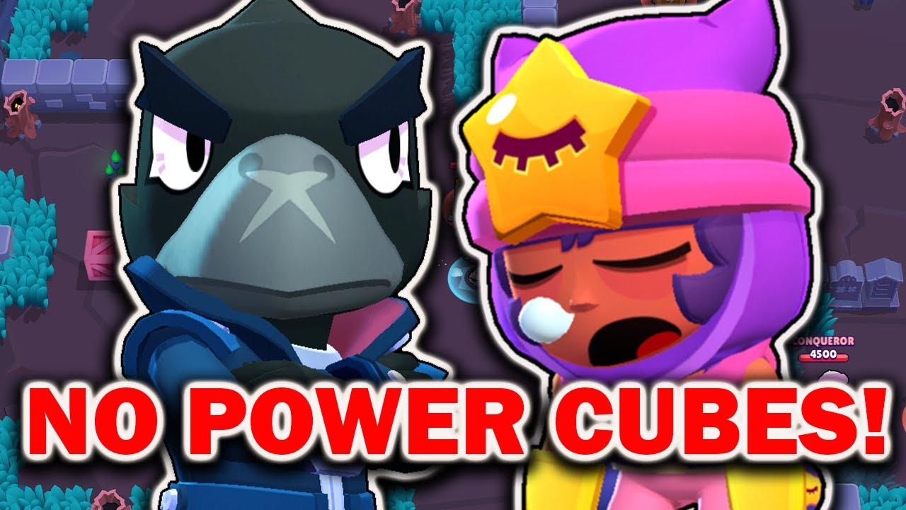 Brawl Stars Solo Showdown NO POWER CUBES Challenge -  Can I Win?