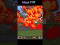 minecraft normal TNT vs mega TNT | #shorts #minecraft #minecraftshorts