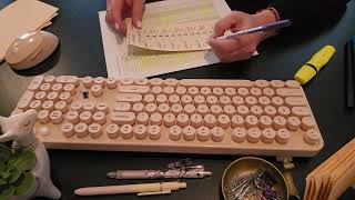 ASMR Office Sounds - Paper, Typing, Writing, Highlighting, Calculator and Keyboard Sounds