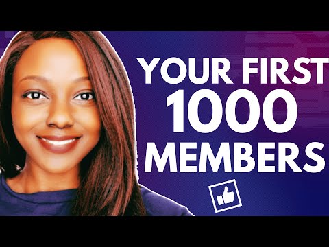 How to Grow a Facebook Group to Your FIRST 1000 Members in 4 Steps!