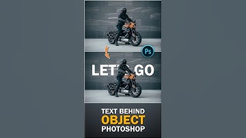 Place Text Behind Object | Photoshop Tips | Noob vs Pro Editor | Tutorial | The Edit Art | Biker