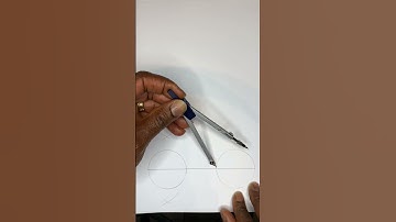 How To Construct a Common External Tangent To Two Equal Circles ❤️