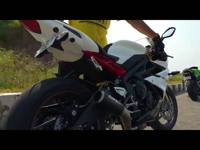 Triumph Daytona 675r Sc Project Crt Exhaust Rev Youtube