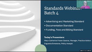 Updated Standards, Your Questions Answered (Group 4)