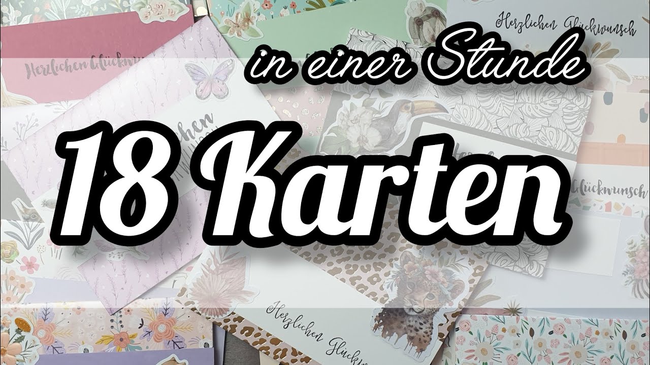 Karten basteln aus Actionmaterialien* Karten aus Papierresten* Embossed Sticker* Diecuts*
