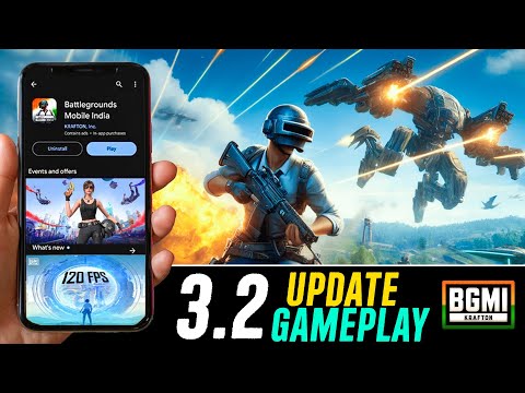 OFFICIAL BGMI 3.2 UPDATE GAMEPLAY 