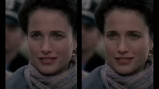 Bill Murray - Rowan Atkinson Groundhog Day 256 Df-Udt Face Model 120K Iter - Compare