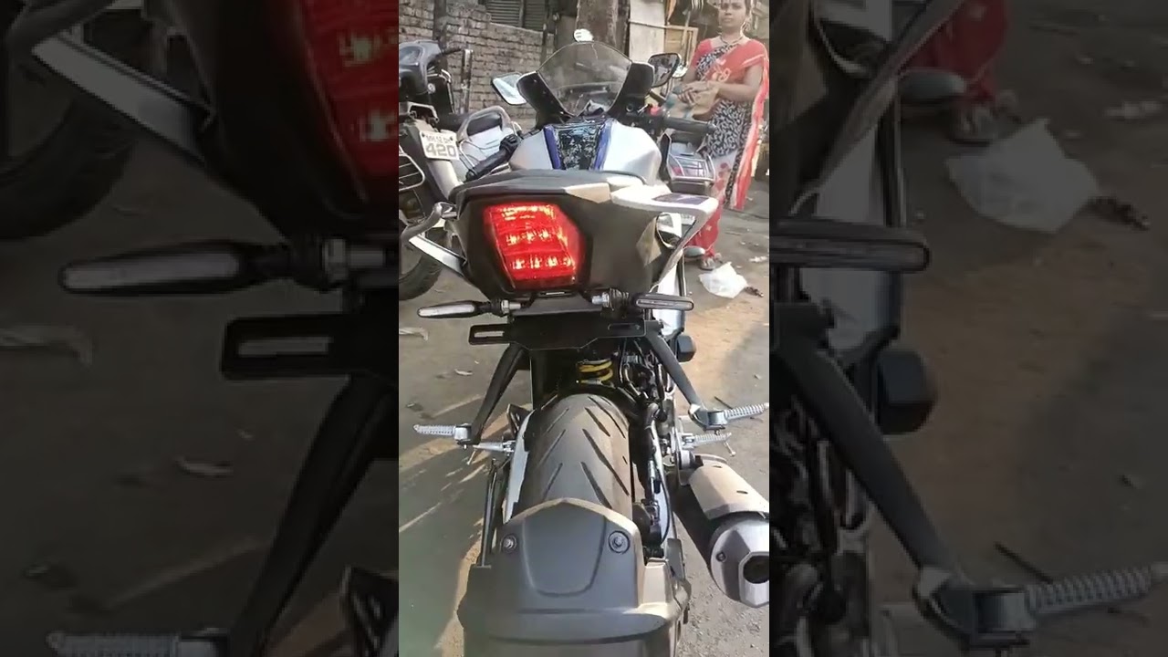 Adjustable LED Tail Tidy with Number Plate Holder with LED for Yamaha R15 V3 (Blc contact 9860715255