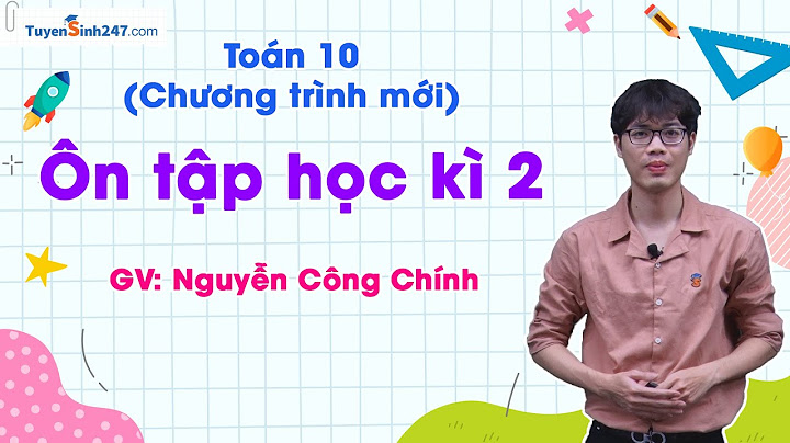 Công thức toán hình 10 học kì 2