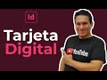 🥇Crear TARJETA DE PRESENTACION DIGITAL en Adobe Indesign CC I Adobe Illustrator CC