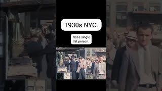 1930s New York Not A Single Fat Person