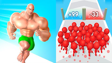 Count Masters VS Muscle Rush - All Levels Gameplay Android,ios (Part 13)