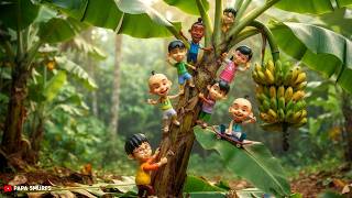 Upin & Ipin Play in the Banana Orchard with Mail, Ehsan, Susanti, Fizi, Jarjit, and Meymey