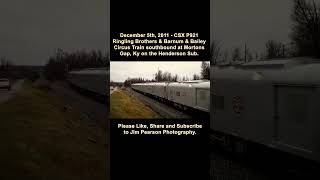 December 5th, 2011   CSX P921 Ringling Brothers & Barnum & Bailey Circus Train at Mortons Gap, Ky