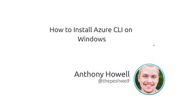 How To Install Azure CLI On Windows