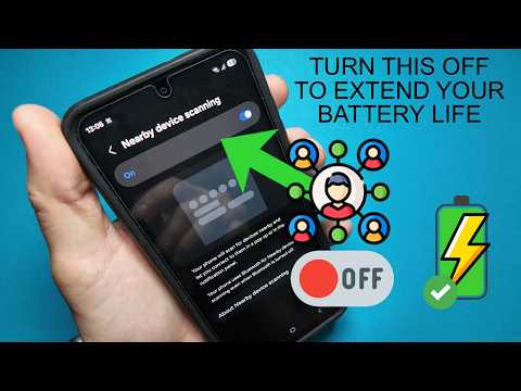 Samsung settings to save battery, turn this scanning feature off now! #androidtips #samsungtips