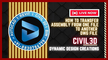 Effortless Drawing Transfer: Learn How to Move Assemblies in Civil3D