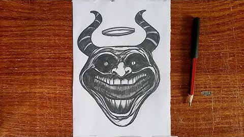How to Draw a Creepy Troll Face Easy for Beginners | Step by Step Scary Meme Drawing Tutorial