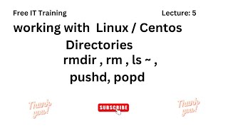 Lecture 5 : RedHat Linux / Centos -- working with directories