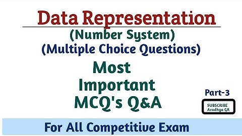 Data Representation MCQ