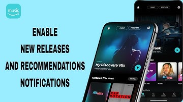 How To Enable New Releases And Recommendations Notifications On Amazon Music App | Step By Step