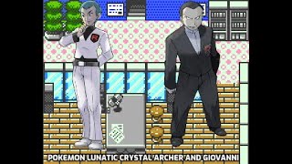 Pokemon Lunatic Crystal v1.6 - Boss Giovanni and Team Rocket Archer