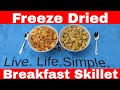 Freeze dried idaho breakfast skillet  potatoes eggs wild mushrooms peppers scrambled eggs