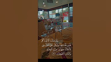 قرأءن كريم بصوت القارئ الشيخ عبدالرحمن مسعد  سورة السجدة من الايه(13) الي الايه (14)