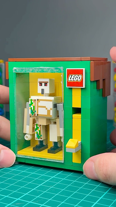 Working Lego Minecraft Vending Machine #lego