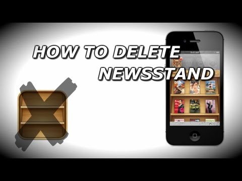 How To Delete NewsStand and iPhone Stock Apps The Easy Way!