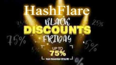 Hashflare: Black Friday Sale BITCOIN contract!