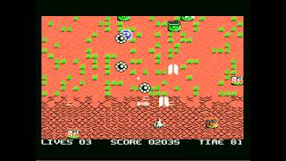 Alien Attack for MSX1, Level 2 + Endboss Gameplay