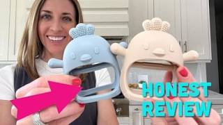 Why Parents Love These Teething Mittens | 2 Pack Silicone Baby Toy Review
