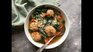 Chicken Meatball and Vegetable Soup | Live