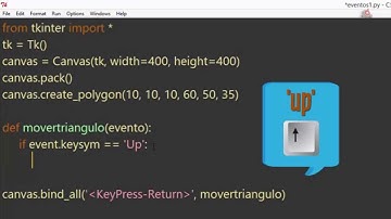 53.- Aprender programación para niños con Python. Responder a eventos de teclado.