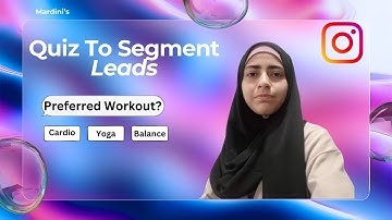 Instagram Bot Quiz to Segment Leads | grow your business online #agency #growyourbusiness