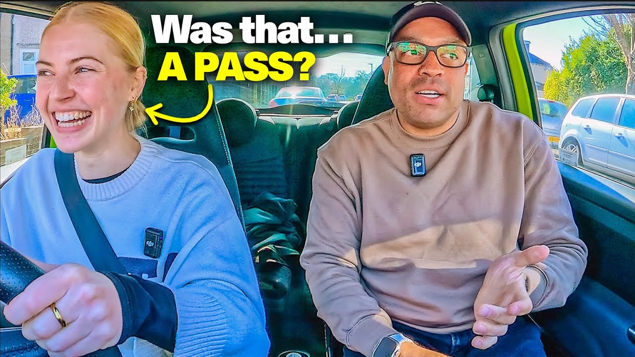 Annie's First Mock Driving Test... EEK!