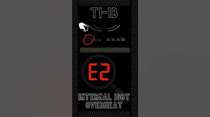 True Induction TI-1B Error Code E2 - How to fix an Internal IGBT Overheat
