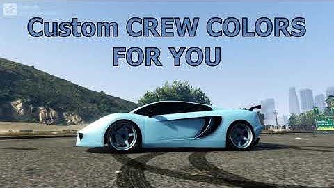 Mind-Blowing GTA Custom Modded Crew Colors with Hexcodes - Best Blue Colors.