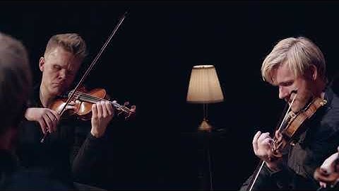 Danish String Quartet plays Beethoven quartet in F major op. 18, no. 1 - 2nd mov.