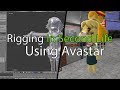 Avatars de truquage de second life avec avastar et blender