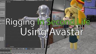 Second Life Rigging Avatars With Avastar And Blender