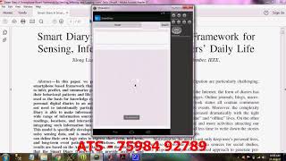 Smart Diary, smartdiary, Android Smart Diary, Android SmartDiary, User Activity Management screenshot 5