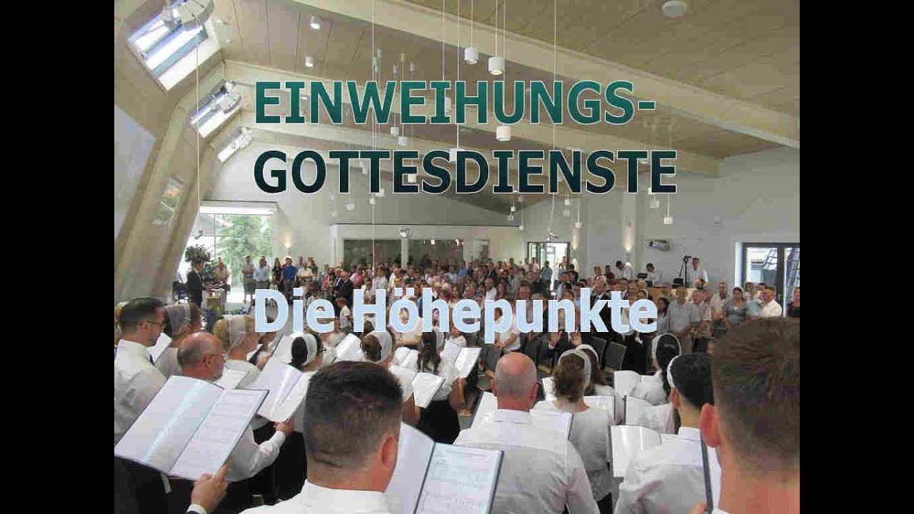 EINWEIHUNG: Neues BETHAUS der Bibelgemeinde Pforzheim. Die wichtigsten Momente im Überblick