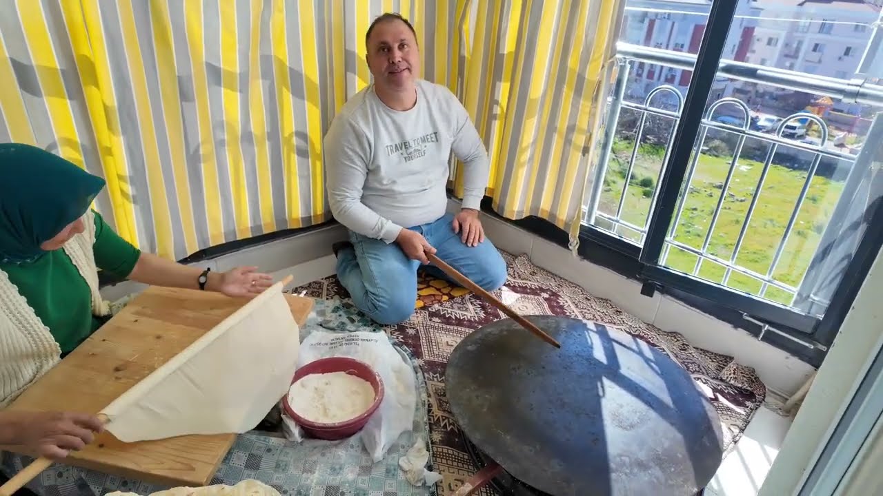 Dairede yufka nasıl yapılır 😀