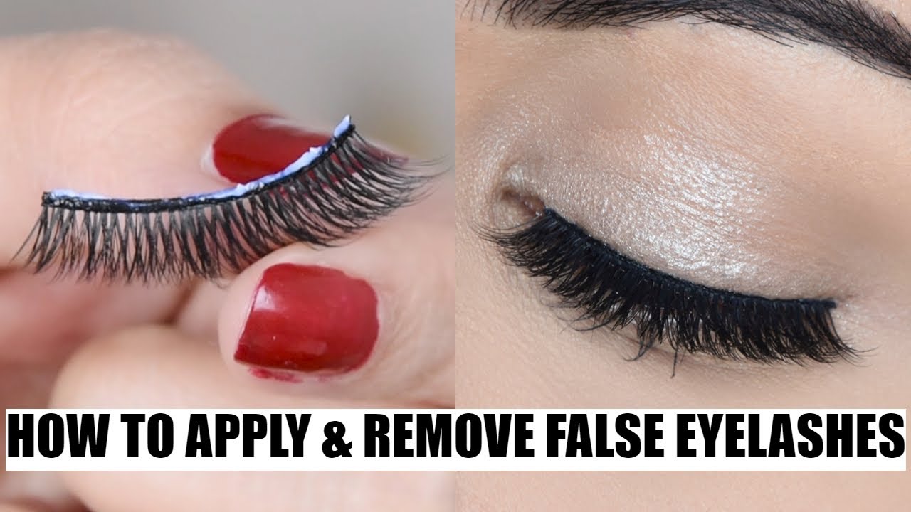 नकली पलकें लगाने और छुटाने का सबसे आसान तरीका How To Apply & Remove