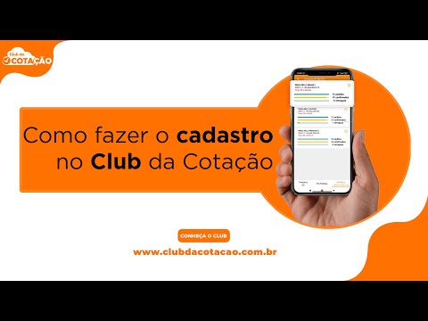 Sistema de Cotação - Como fazer o cadastro no Club da Cotação ( Vendedor)